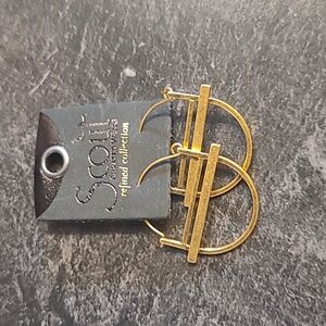Scout Saturn Hoop 18k Gold Vermeil Earrings